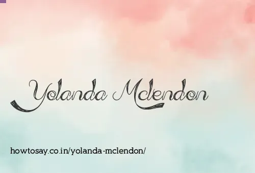 Yolanda Mclendon