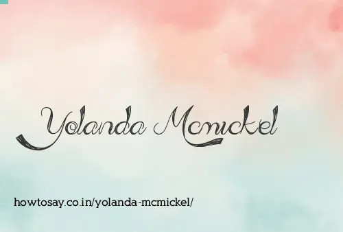Yolanda Mcmickel