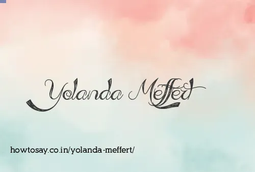 Yolanda Meffert