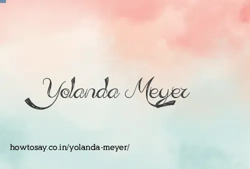 Yolanda Meyer