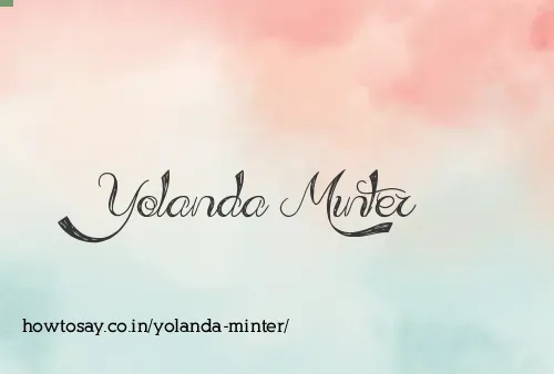 Yolanda Minter