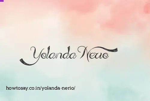 Yolanda Nerio