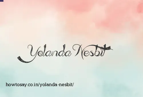 Yolanda Nesbit