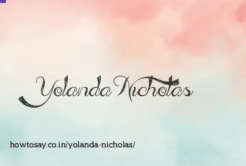 Yolanda Nicholas