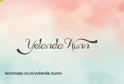 Yolanda Nunn