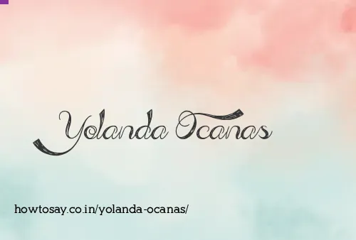 Yolanda Ocanas
