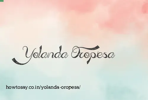 Yolanda Oropesa