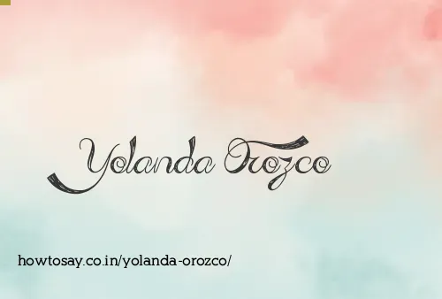 Yolanda Orozco