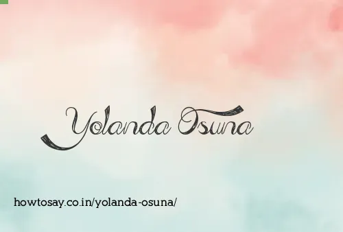 Yolanda Osuna
