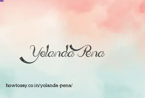 Yolanda Pena