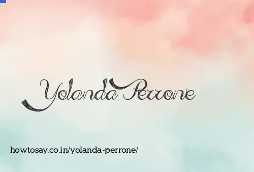 Yolanda Perrone