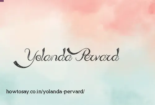 Yolanda Pervard