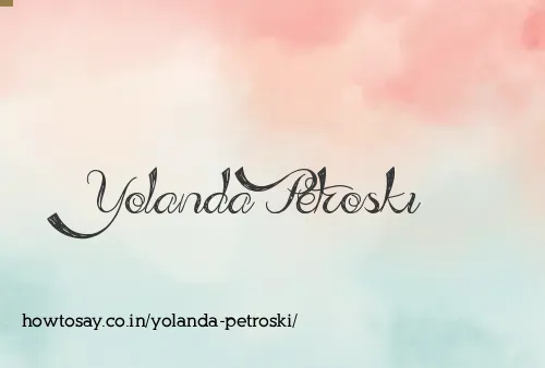 Yolanda Petroski