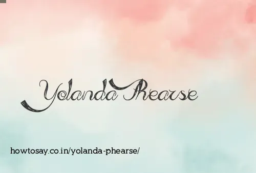 Yolanda Phearse