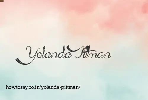 Yolanda Pittman