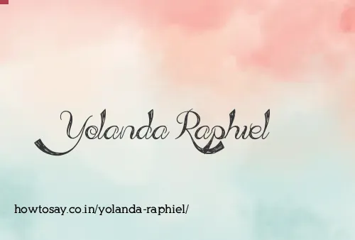 Yolanda Raphiel