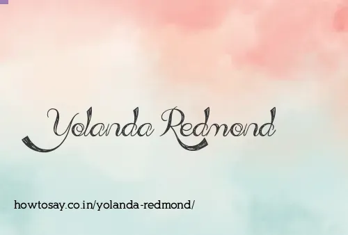 Yolanda Redmond