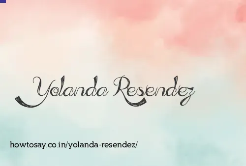 Yolanda Resendez