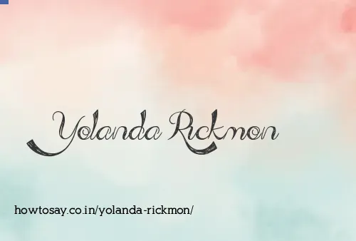 Yolanda Rickmon