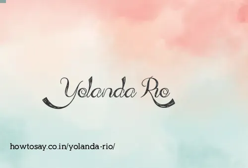 Yolanda Rio