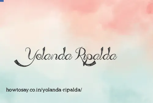 Yolanda Ripalda