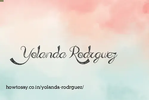 Yolanda Rodrguez