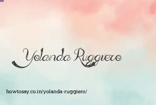 Yolanda Ruggiero