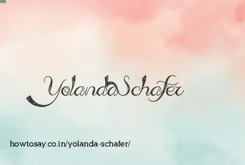 Yolanda Schafer