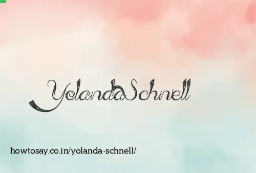 Yolanda Schnell