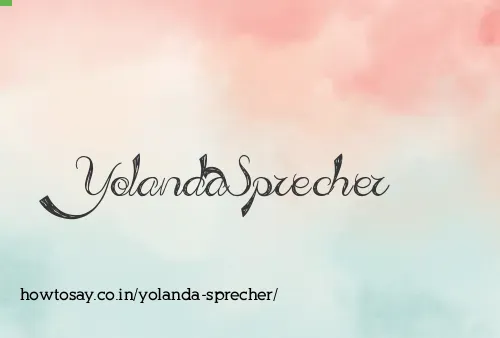 Yolanda Sprecher