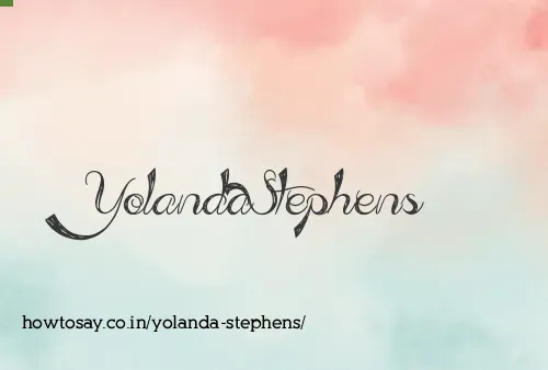 Yolanda Stephens