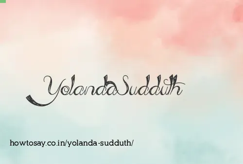 Yolanda Sudduth