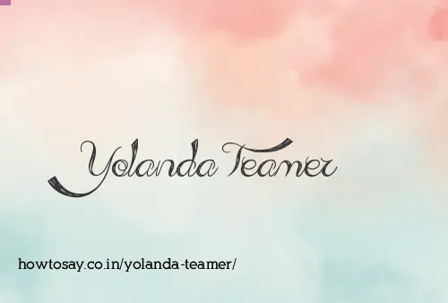 Yolanda Teamer