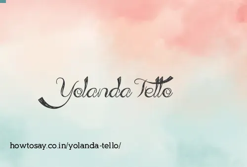 Yolanda Tello