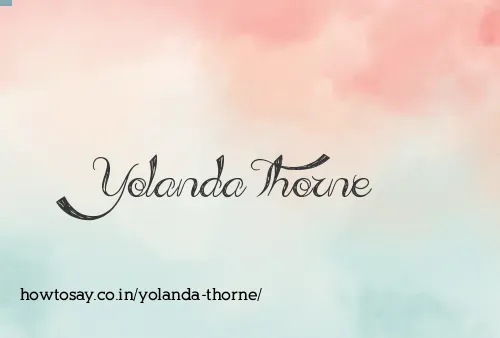 Yolanda Thorne