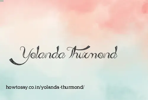 Yolanda Thurmond
