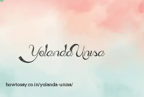 Yolanda Unisa