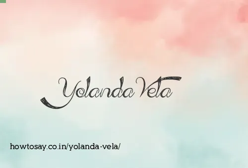 Yolanda Vela