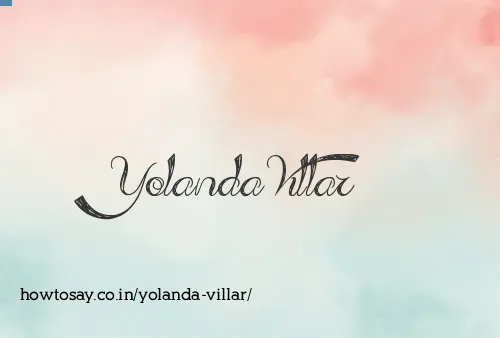 Yolanda Villar