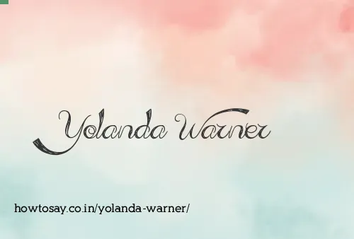 Yolanda Warner