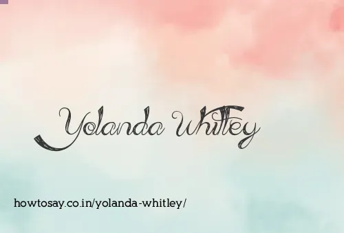 Yolanda Whitley