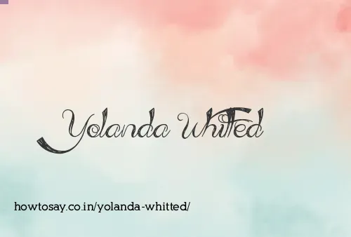 Yolanda Whitted