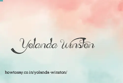 Yolanda Winston