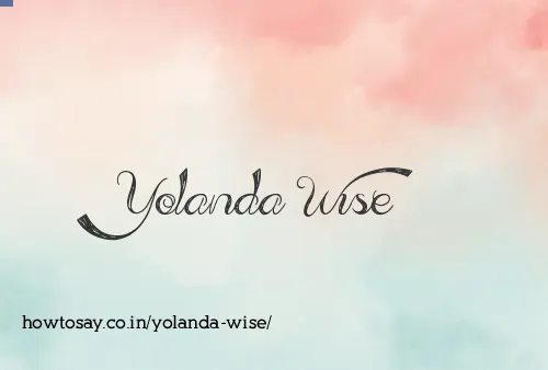 Yolanda Wise