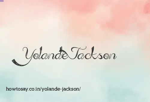 Yolande Jackson