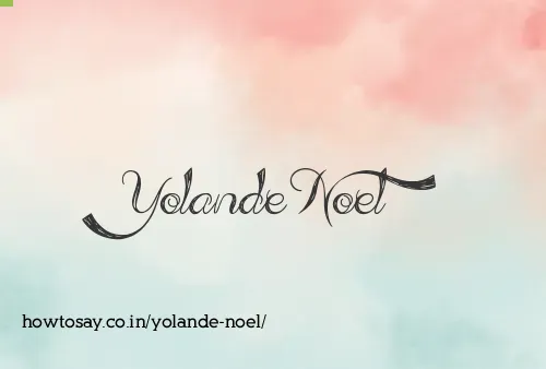 Yolande Noel