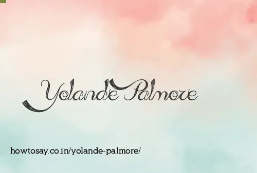 Yolande Palmore