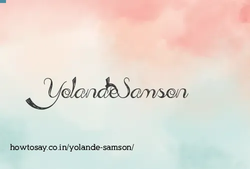 Yolande Samson