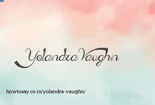 Yolandra Vaughn