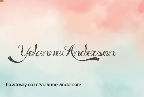 Yolanne Anderson